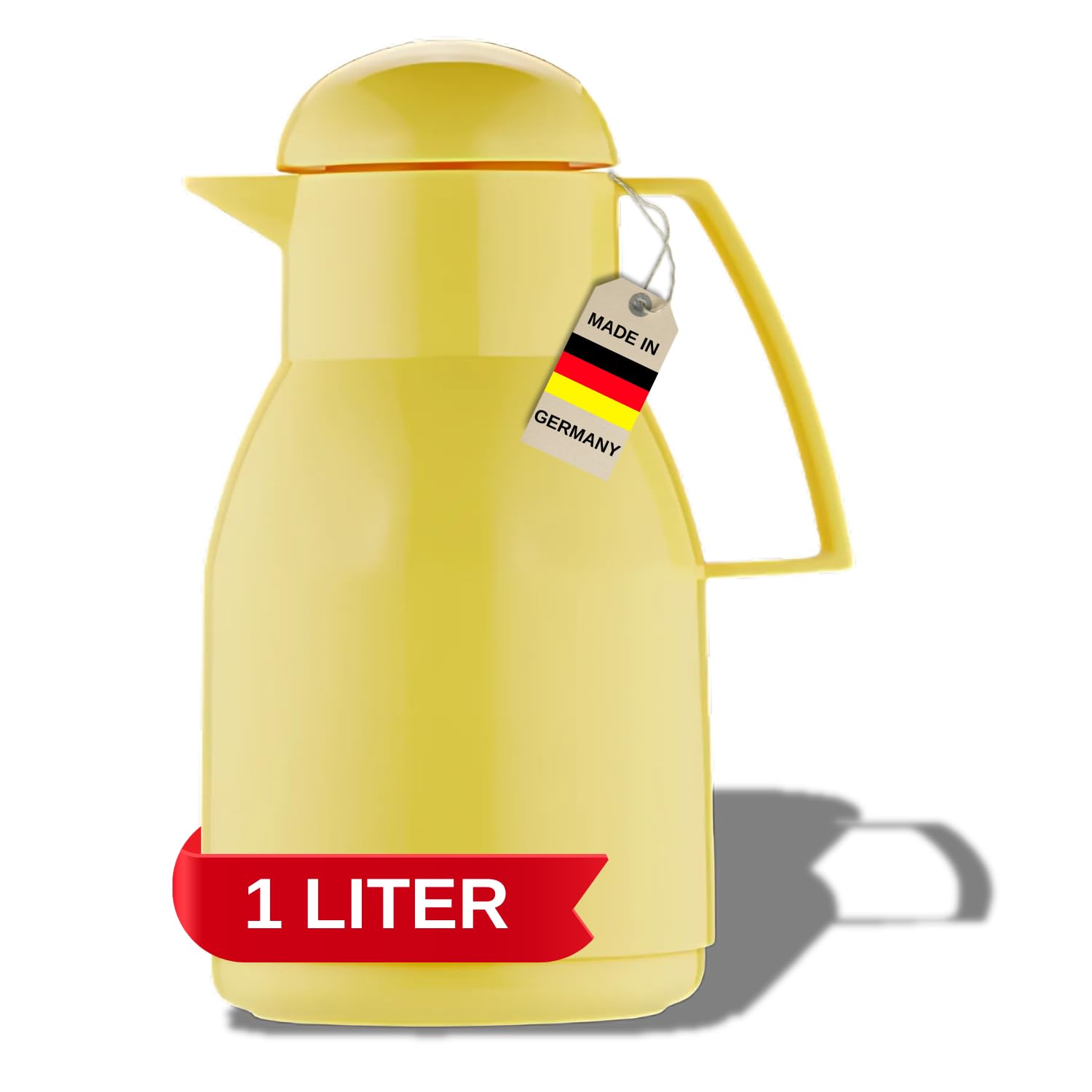 Amazon.com: Helios Top Thermos Flask Yellow 1L - 6h Keeps Drinks